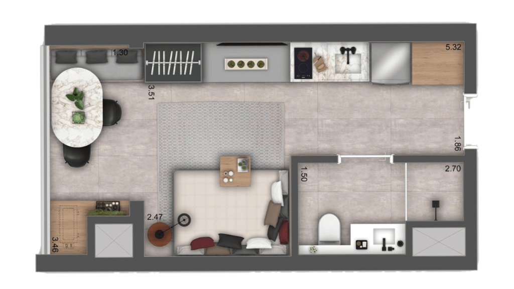 Apartamento Studio Freguesia do Ó